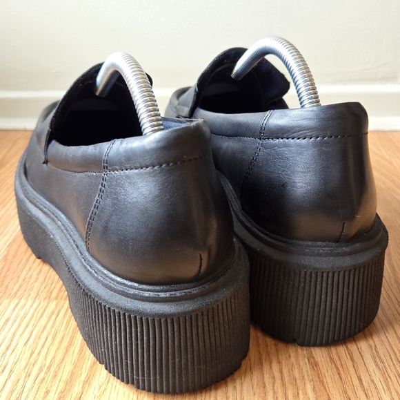 Floyd Platform Chunky Boho Casual Hippie Women's Loafers In Black Size 10 - Picture 13 of 16